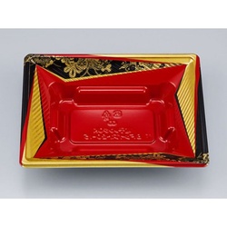 シーピー化成 どんぶり容器 BFツイスト20-15 辻風赤 本体 発泡