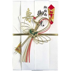 祝儀袋　婚礼　鶴寿（大判）　短冊３枚入
