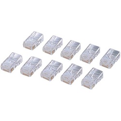 ＲＪ４５コネクタ　カテゴリ５Ｅ用　１０個入