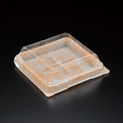 スミ 和菓子容器 ユニコン JW-4 石紋(杏)