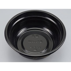 シーピー化成 どんぶり容器 BF丼14 黒つづみ 本体 発泡