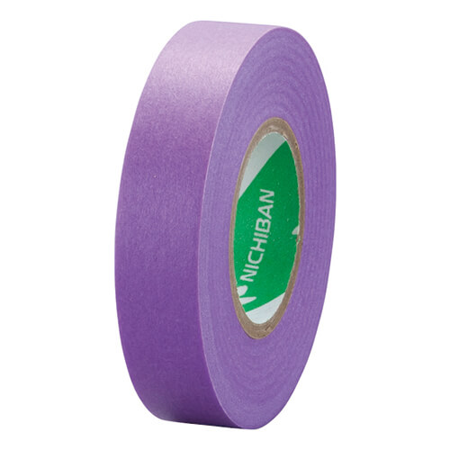 【廃番商品】マスキングテープ12mm×18m　紫　【ニチバン 建築用マスキングテープ ２５５１Ｈ−１２ １２ｍｍＸ１８ｍ（１０巻入り）】