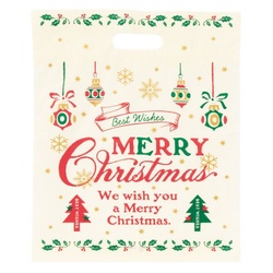 ポリ手提げ クラシカルクリスマス PEバッグ-3(100枚) ヘッズ