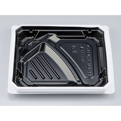 シーピー化成 弁当容器 BFNアルバ8S-4平 BW 本体 発泡