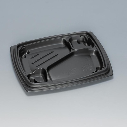 弁当容器 祝い膳24-20-2H 黒 福助工業