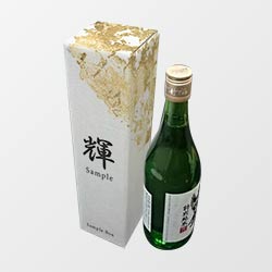 清酒・焼酎1本箱(78×78×300mm・底地獄箱・カードB 400g・UV（超光沢）・12営業日)