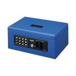 手提金庫テンキー付　ＣＢ−Ｔ１１　Ａ４　ブルー