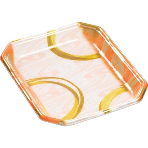 発泡トレー しゃぶしゃぶ長2.5人浅LS 円熟オレンジ エフピコ