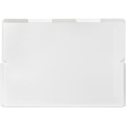 スーパーハードホルダー５山　ワイドヨコ　白１０冊