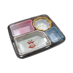 タカギ産業 弁当容器 TSR-60夢彩ごぜん 柄付 セット