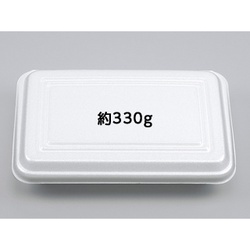 シーピー化成 弁当容器 VK-62 折蓋角丸中 無地 発泡