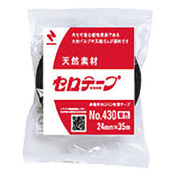 【廃番商品】ニチバン セロテ−プ着色黒4036T 24mm×35m 4306T24