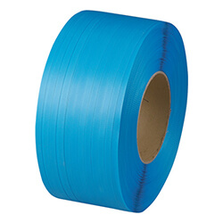 PPバンド15.5mm×2500m　青　【ＴＲＵＳＣＯ 自動梱包器用ＰＰバンド幅１５．５ｍｍＸ長さ２５００ｍ 青】