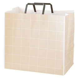 紙手提袋 SSQ-MP シンプルスクエアペーパーバッグ-M 50枚入 ヘッズ