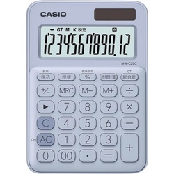 カラフル電卓ＭＷ−Ｃ２０Ｃ−ＬＢ　ライトブルー