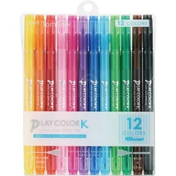 サインペンプレイカラーＫ　１２色セット　３セット