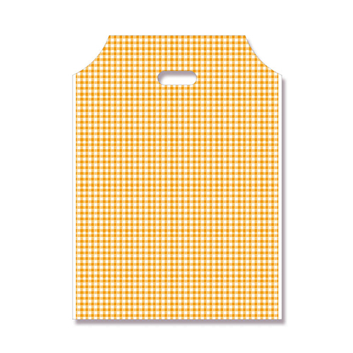 HEIKO 手抜き (小判抜き)ポリ袋 バイオハンディバッグ S ギンガム2 OR 100枚