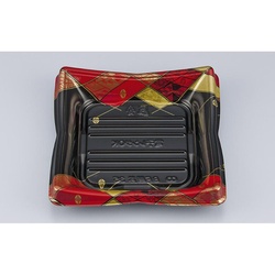 シーピー化成 どんぶり容器 BF華丼35 菱絵赤 本体(N)