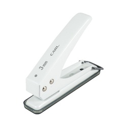 １穴パンチ　穴径３ｍｍ　ホワイト