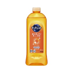 キュキュット　オレンジ　詰替用　３７０ｍｌ×４