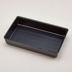 弁当容器 すし折 8寸(本体)黒 青葉紙業