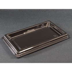 リスパック サラダ容器 バイオカップ キューブ H 08B 黒 本体