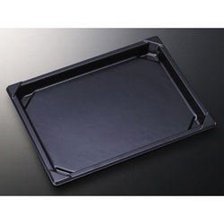 中央化学 CF 寿司容器 L 3 黒-BL 本体