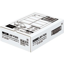レーザープリンタ用　紙ラベル　Ａ４　１２面５００枚