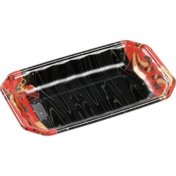 発泡トレー メガプレート25-15(30)平 舞姫赤 エフピコ