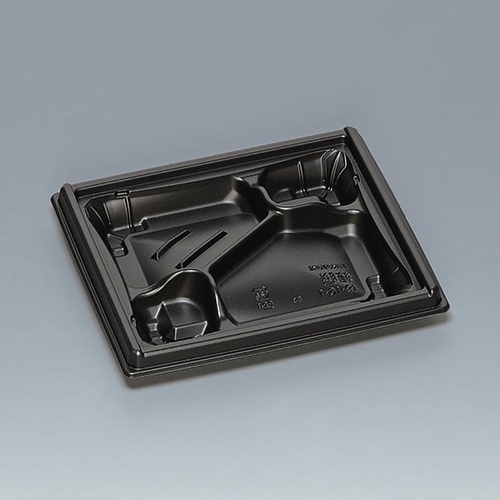 弁当容器 箱膳19-16-1H 黒 福助工業
