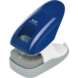 ペーパークリンチ　卓上型　１２枚とじ　ブルー　３個