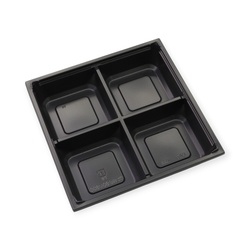 折箱 ワン折重60×60C 黒底 アクタ