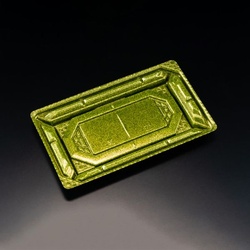 リスパック 刺身容器 バイオPS 美枠 20-12B ステラグリーン 本体