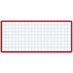 マグネット見出し４３×１０４ｍｍ赤