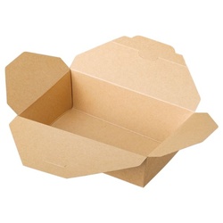 ペーパークラフト 弁当容器 マッチングBOX K-90 クラフト無地