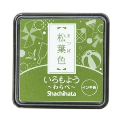 いろもよう　わらべ　松葉色