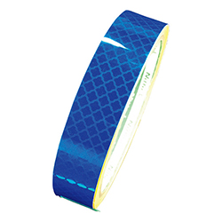 【廃番商品】日東エルマテ 高輝度プリズム反射テープ 20mm×5ｍ ブルー HTP20B