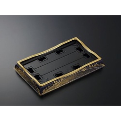 中央化学 寿司容器 HS 天城 18-3 まきえ紺-BK 本体