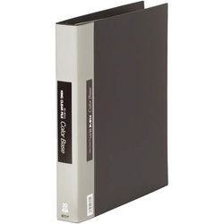 カラーベース差替式黒Ａ４縦背幅４０ｍｍ３０穴