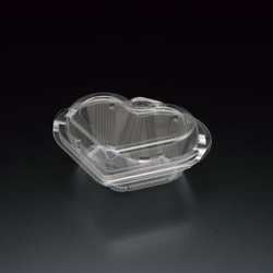 スミ 和菓子容器 ユニコン ハート2B 透明