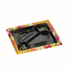 弁当容器 箱膳23-20-2H みやび赤 福助工業