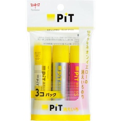 消えいろピットＳネオンイエロー３Ｐ　５セット