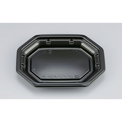 惣菜容器 BFデリハチ20-15 黒 本体 シーピー化成