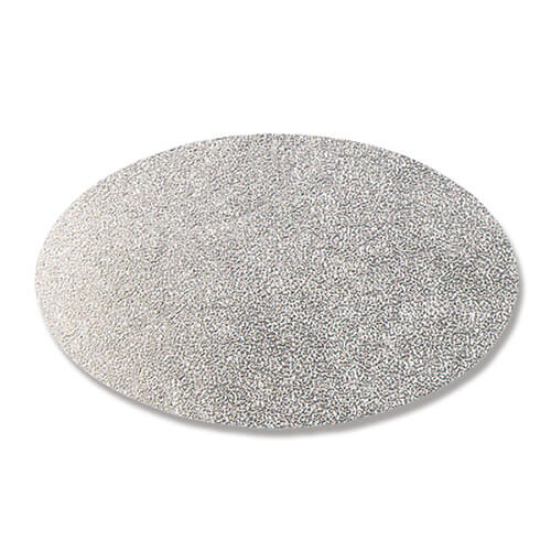 ギフトシール オーバル 無地 銀 ４８片