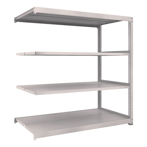 ＴＲＵＳＣＯ スチールラック Ｍ3型中量棚 900×1121×1800mm 4段 連結 ネオグレー M363124B