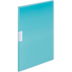 クリヤーブックモッテＡ４縦　１０Ｐ　水色１０冊