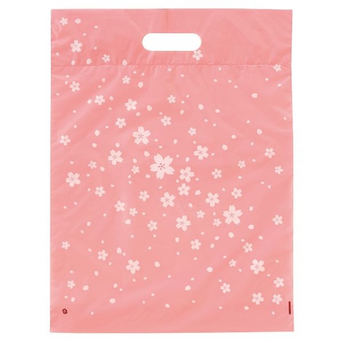 ポリ手提げ サクラPEバッグ-3(100枚) ヘッズ