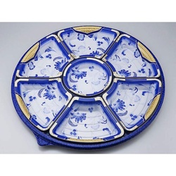 シーピー化成 オードブル容器 NUオードブル40 カトレア青 本体