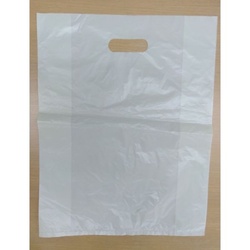 ポリ手提げ パン袋ベージュ無地 L リュウグウ