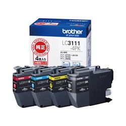 純正インク　ＬＣ３１１１−４ＰＫ　４色パック